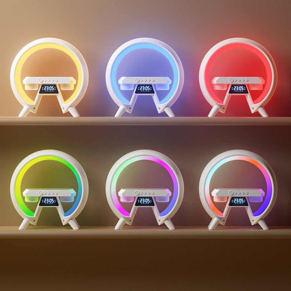 Wireless Charging Bluetooth Speaker Night Light