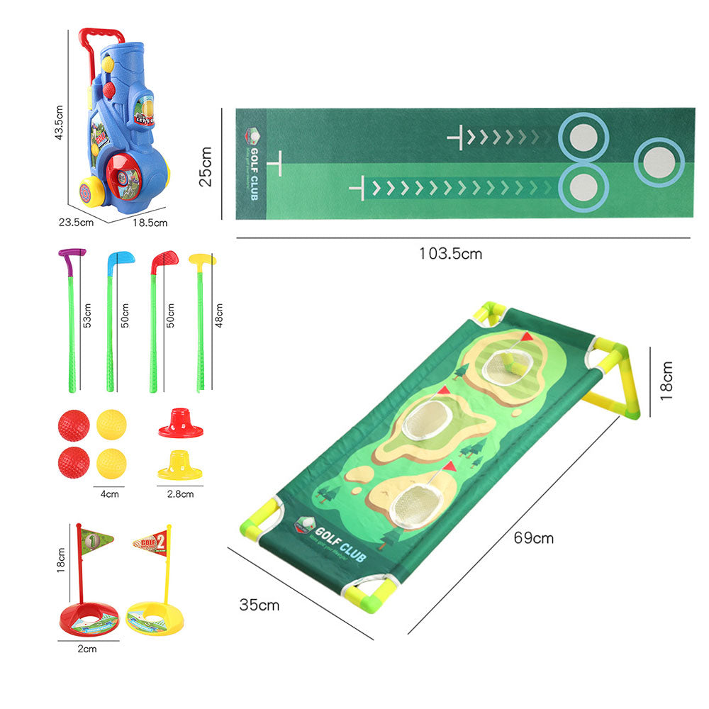 Kids Golf Clubs Set Golf Practice Play Fun Sports Putter Sports Outdoor Toys