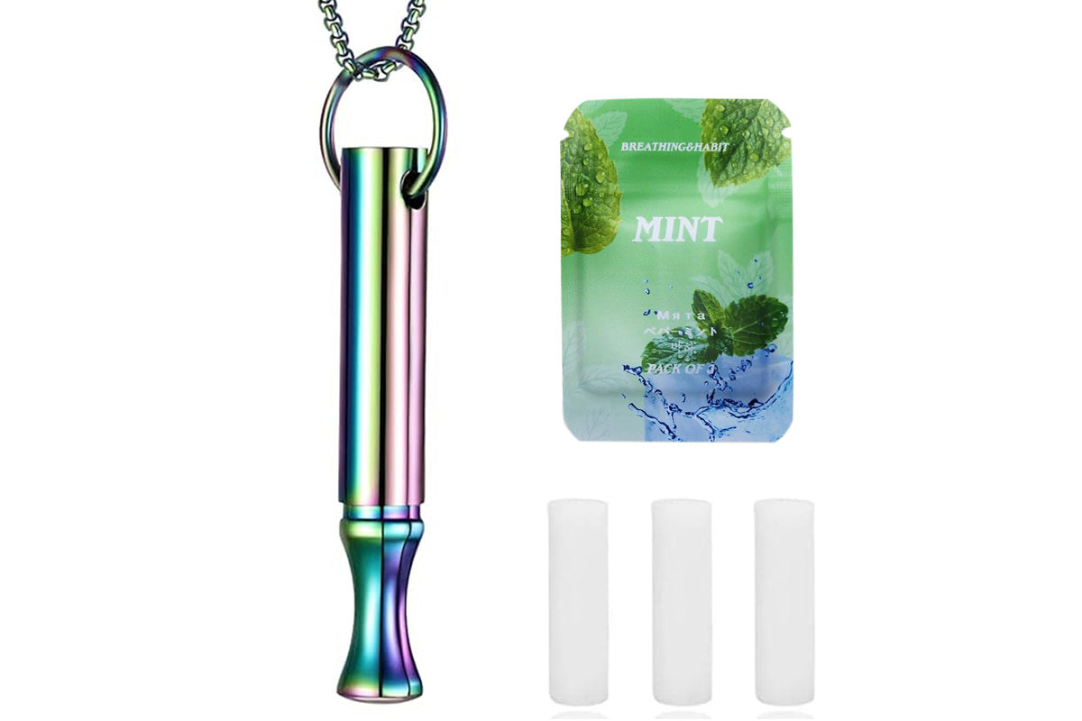 2-in-1 Mindfulness Breathing Necklace with Spinner