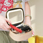 Small Makeup Bag Travel Case with Mirror and Adjustable Light