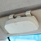 Car Sunglasses Card Storage Box with Clip for Auto Visor