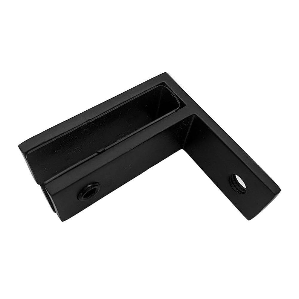 304 Stainless Steel Pool Fence Glass Clamp for 10 to 12mm Panels-Black