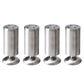 4 PCS Metal Furniture Legs Adjustable Stainless Steel Cabinet Feet for Bed Sofa Table