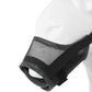 Dog Muzzle Air Mesh Adjustable Mouth Guard for Bark and Scavenging Prevention-Black