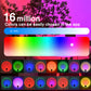 2Pcs Sunset Lamp Projector RGB Color Rotation LED Sunset Projection Lamp Room Decor