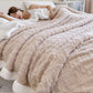 150X200cm Reversible Artificial Plush Blanket