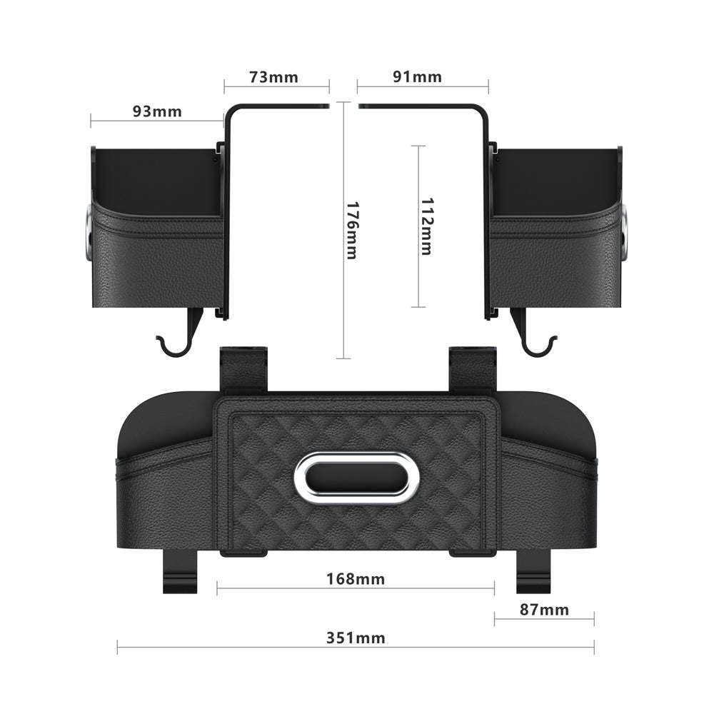 Hanging Car Back Seat Organizer Multi-functional Storage Box