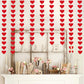 Felt Heart Garland Banner Decoration for Valentine's Weddings & Parties