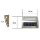 2Pcs Outdoor Fence Wall Lamp Solar Light Waterproof Garden Lamp