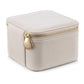 Travel Jewelry Case Small Jewelry Box with 6 Transparent Zipper Pockets