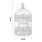 Iron Wire Birdcage Shape Succulent Plant Pot Hanging Frame