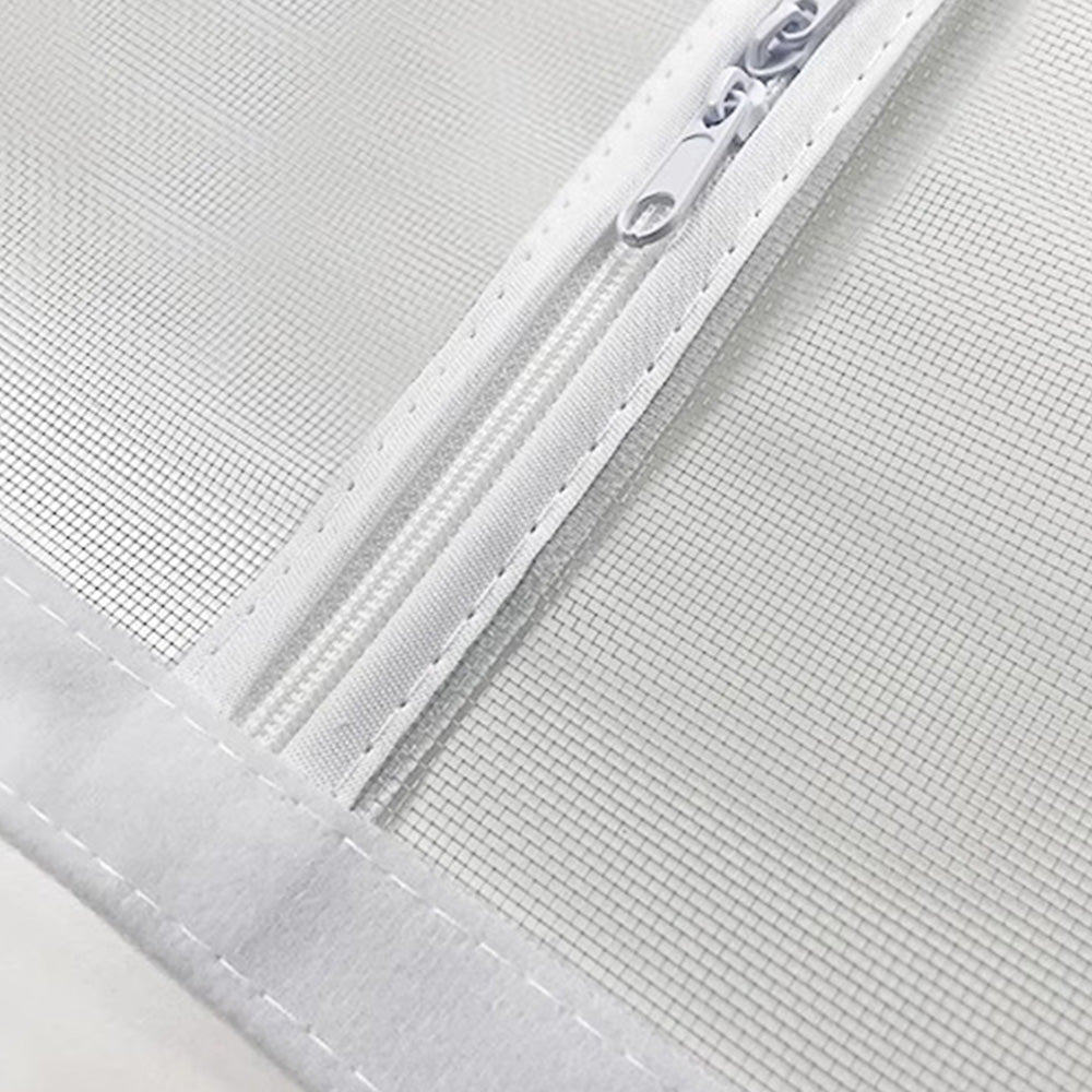 Zippered Pet Mesh Door Barrier for Cats Small Dogs up to 150x220cm-Style 3