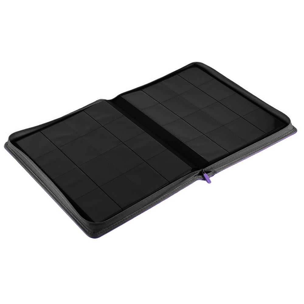 16 Pocket Card Binder 1024 Capacity PVC Free Hard Shell Waterproof Zipper