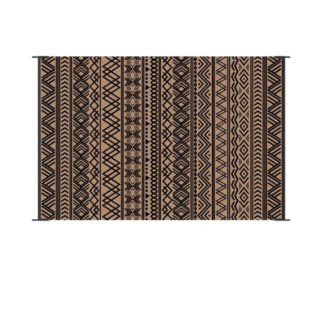 Geometric Striped Pattern Rug