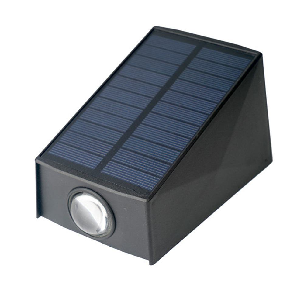 Solar Wall Light Up and Down Outdoor Water Resistant Landscape Light Fence Yard Lamp