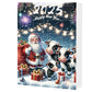 2025 Christmas Cow Advent Calendar Blind Box 24 Days Ornaments Set for Tree