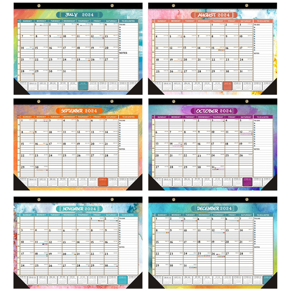 2024-2025 Wall Planner Hanging Calendar Large Poster Printing