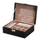 Jewellery Organiser Case Box Holder Storage Earring Ring Display with Lock and Key