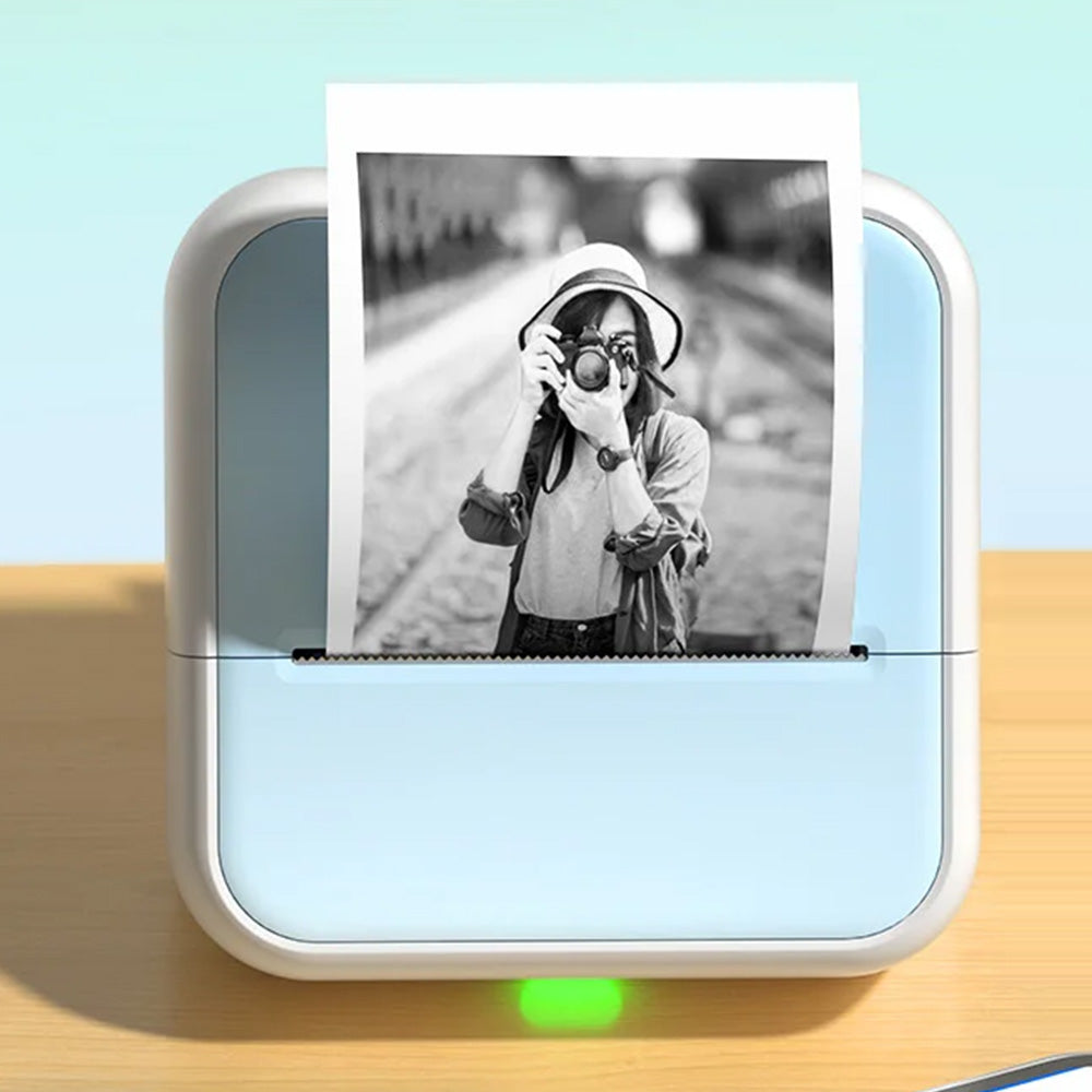 Mini Sticker Printer Portable Bluetooth Thermal Printer for Photo Notes Gift