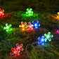 Outdoor Solar String Flower Lights Fairy Lights for Garden and Christmas Decoration