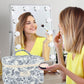 3Pcs Set Floral Cotton Cosmetic Bag