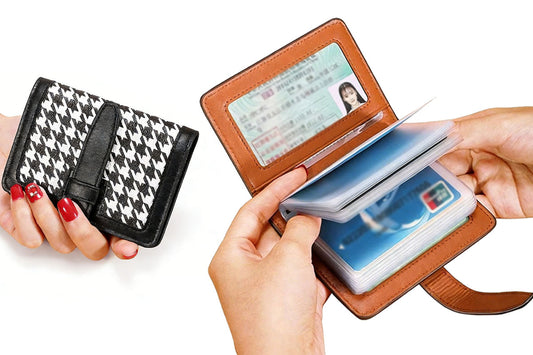 30-Slots Credit Card Holder with 2 ID Windows
