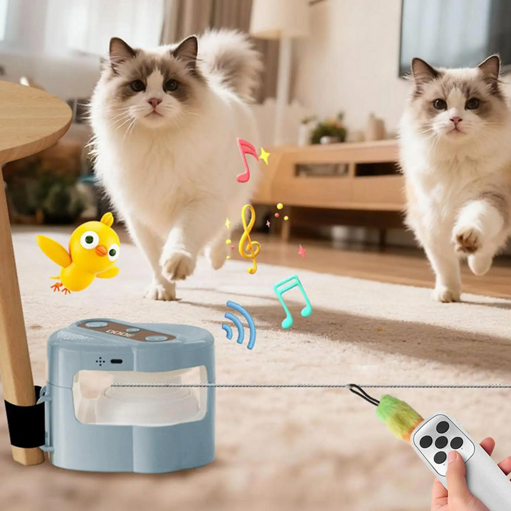 Interactive Cat Toy Automatic Moving And Enrichment Toy For Indoor Cats