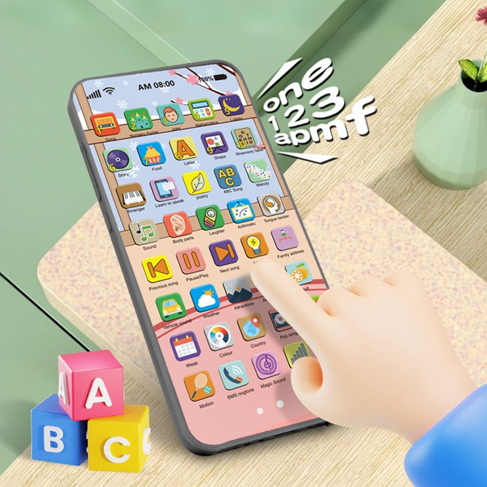 Learning Phone Toy with Over 10000 Educational Contents Touch Screen Early Education Gift