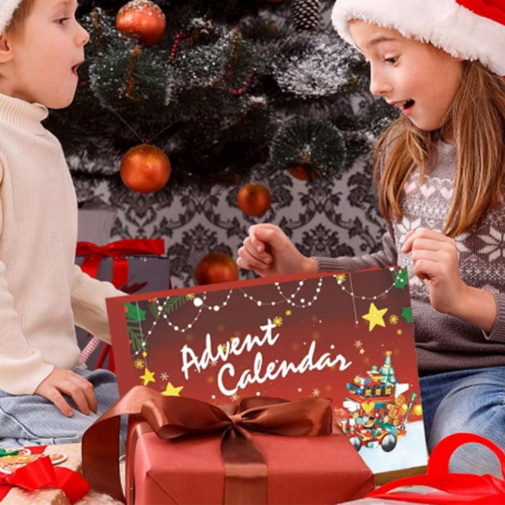 Advent Calendar Christmas Building Block 24 Days Countdown Surprise Box