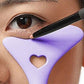 2Pcs Silicone Eye Liner Aid Washable Makeup Accessories