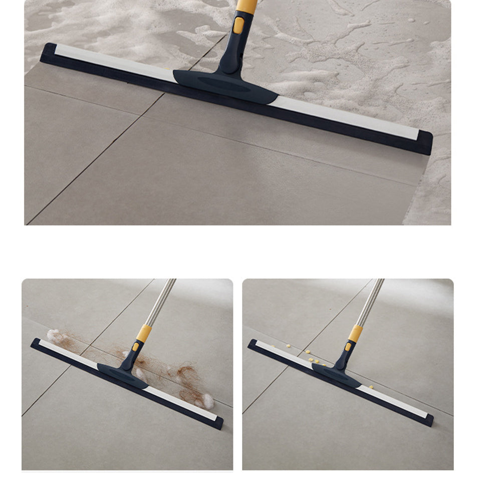 Squeegee Cleaner Telescopic Long Handle Floor Scrubber