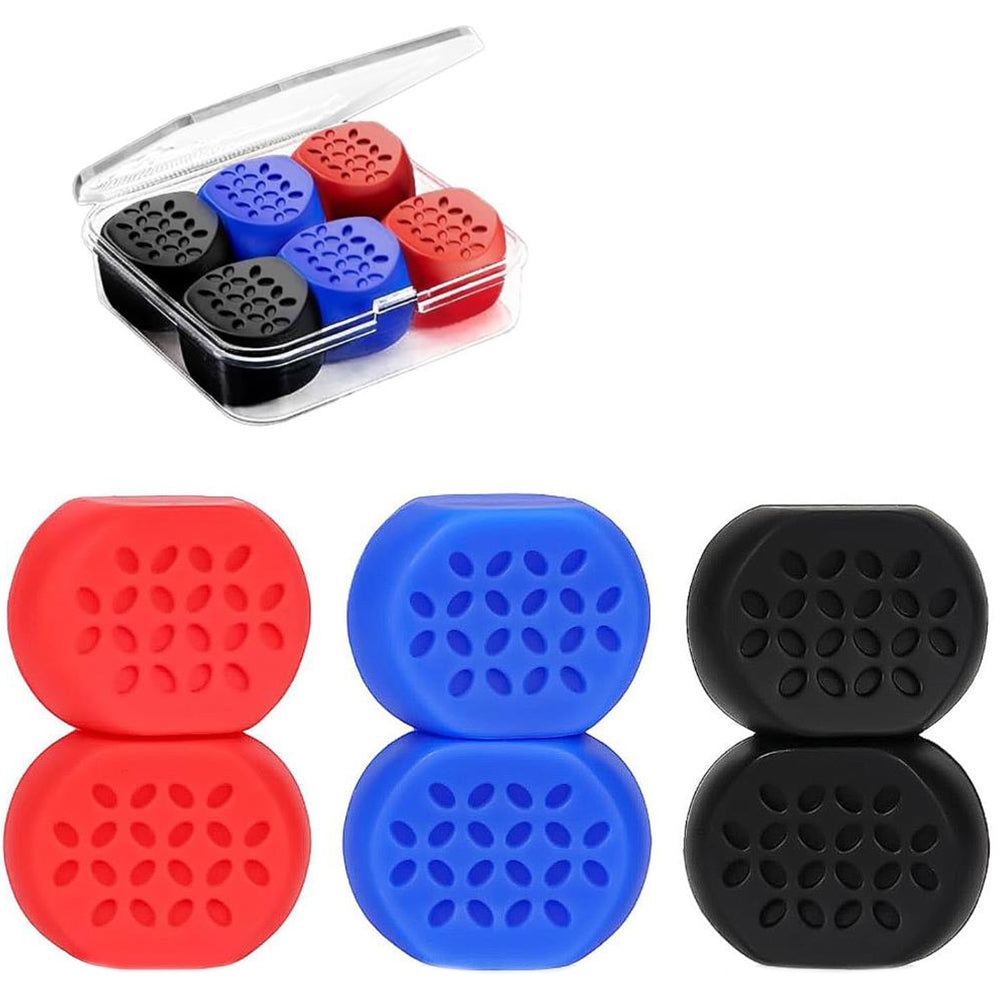 6Pcs Jawline Exercisers Silicone Mouth Exercise Fitness Ball Neck Face Jaw Trainer Toning