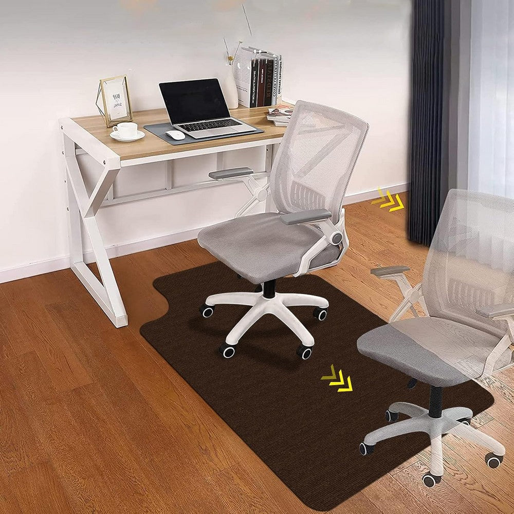 Office Chair Mat for Carpet Anti-Slip Rolling Chair Mat for Hardwood Floor