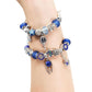 2 Sets Christmas Advent Calendar DIY Bracelet Charm 24 Days Countdown Calendar Box