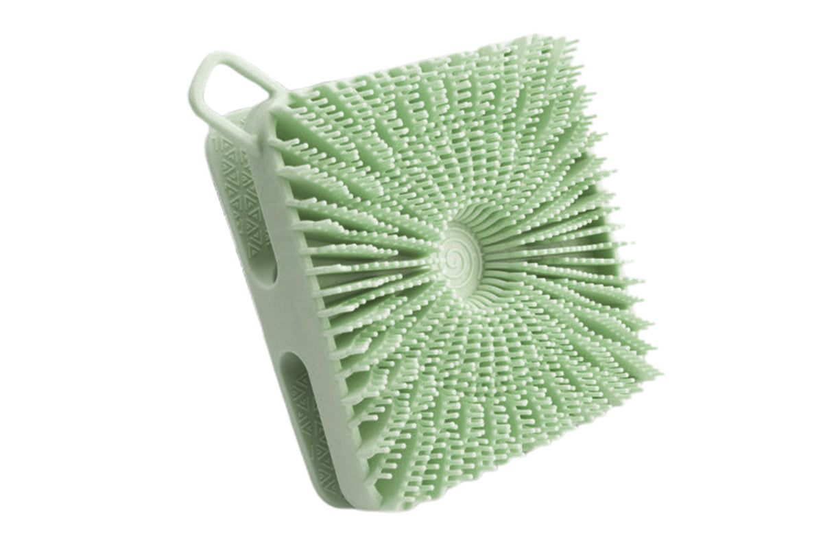 Dual Sided 2 In 1 Silicone Body Shower Scrubber Body Brush Buffer Scrubber