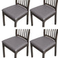 4Pcs Waterproof  PU Leather Stretch Seat Cushion Cover