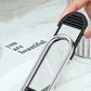 2Pcs Folding Hair Brush with Detachable Makeup Mirror Portable for Travel Student Office