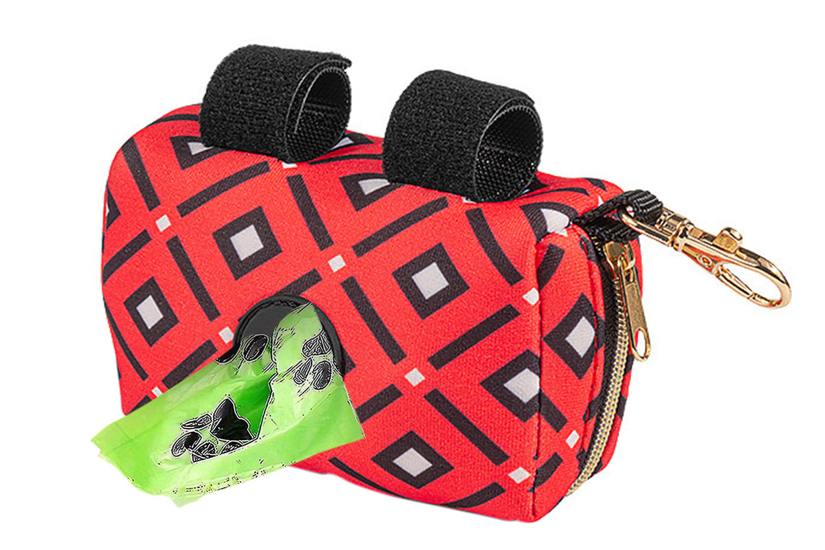 Pet Pouch Dog Poop Bag Holder Poo Waste Bags Container For Leash