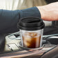 Double Walled Glass Coffee Mug Drinking Coffee Cup with Silicone Lid