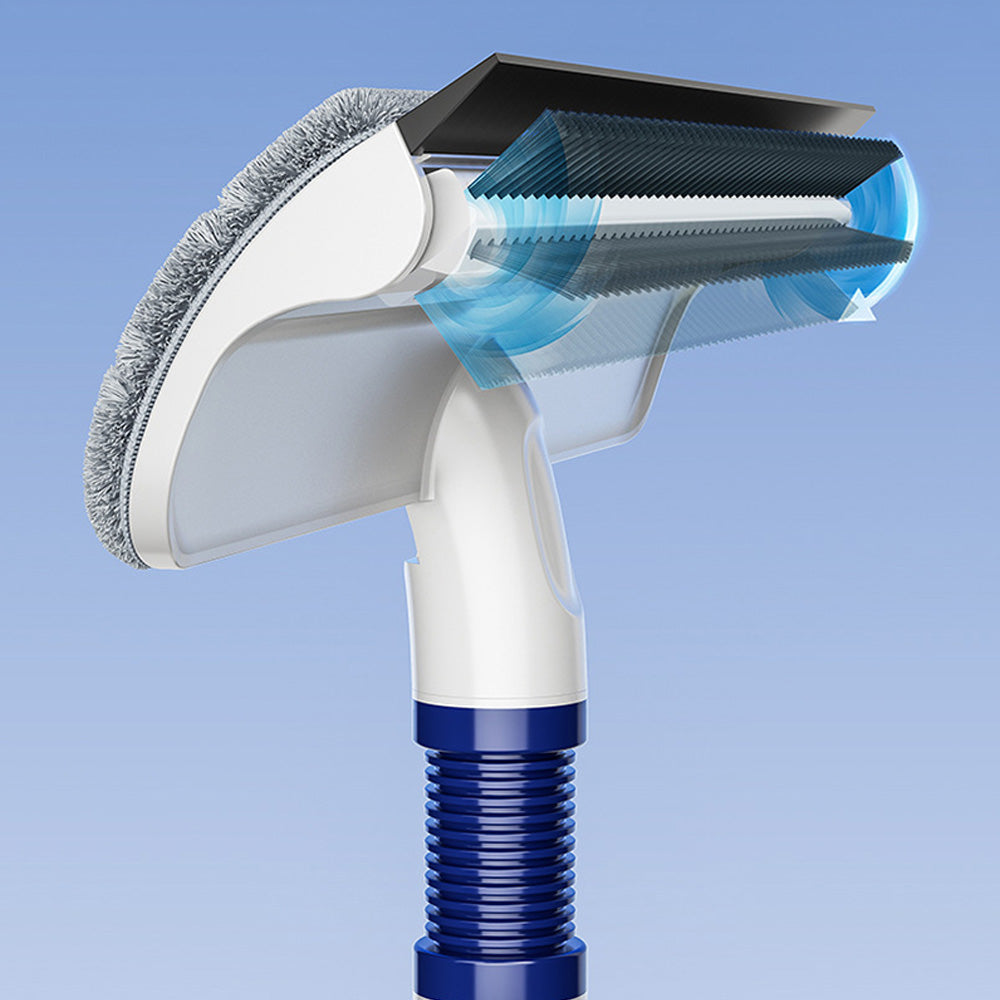 Window Cleaning Kit with Spray Mop High Rise Glass Cleaner for Home & Office