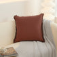 2Pcs 45x45cm Tassel Trim Throw Pillow Cover