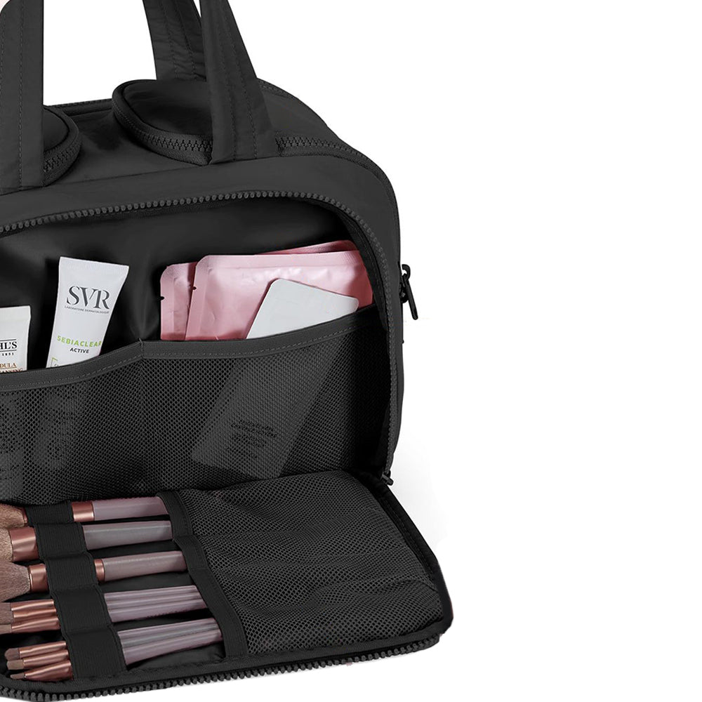 30x18.5x21CM Travel Toiletry Bag Wide-Open Makeup Storage Bag