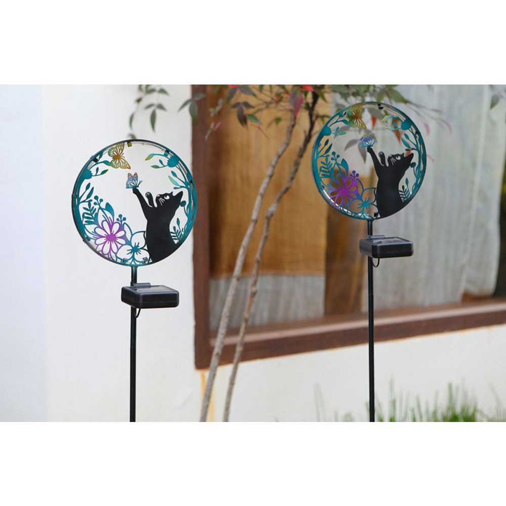 Solar Lights Solar Silhouette Light Silhouette Garden Stakes Outdoor Garden Lamp