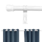Adjustable Window Curtain Rods Set with Brackets