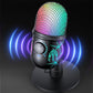 USB Gaming Live Microphone with RGB Luminous