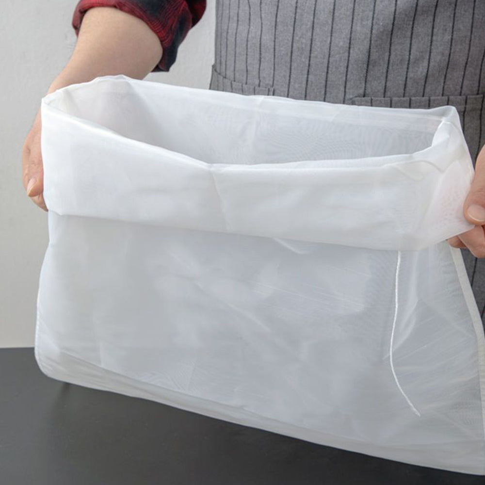 6Pcs Micron Reusable Nylon Fine Mesh Food Filter Bag for Nut Milk Coffee