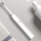 Couple's Electric Toothbrush Set with Travel Case -White and Pink