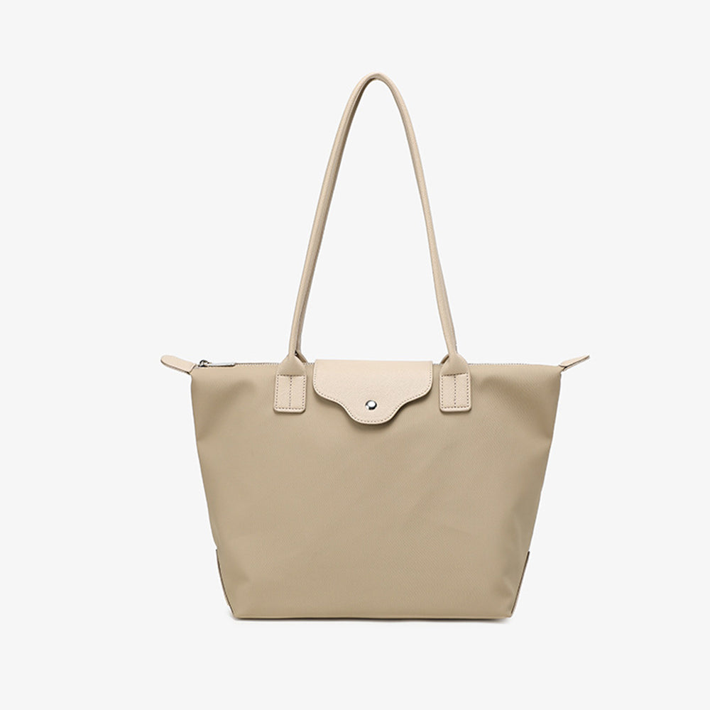 Stylish Waterproof PU Tote Bag for Women Shoulder Handbag with Top Handle