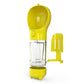 4 in 1 Pet Feeder Dog Cat Puppy Water Bottle Cup with Poop Bag Holder for Yorkie