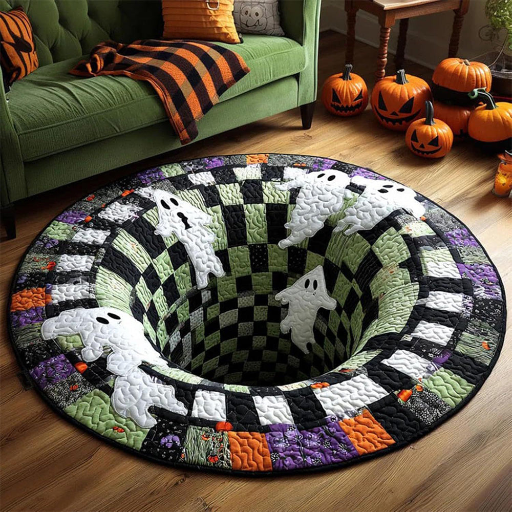 3D Round Non Slip Soft Halloween Rug for Living Room Bedroom-Style 2